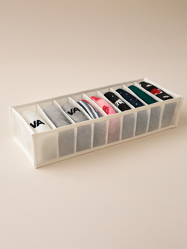 Colmeia Organizadora Tnt Branco - Imagem 2