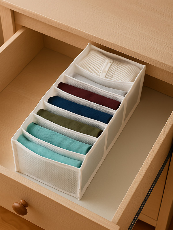 Colmeia Organizadora Tnt Branco - Imagem 3